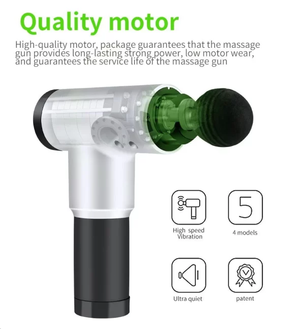 Massageador Miosfacial Sem Fio Inteligente Facial Gun Bivolt - Image 9