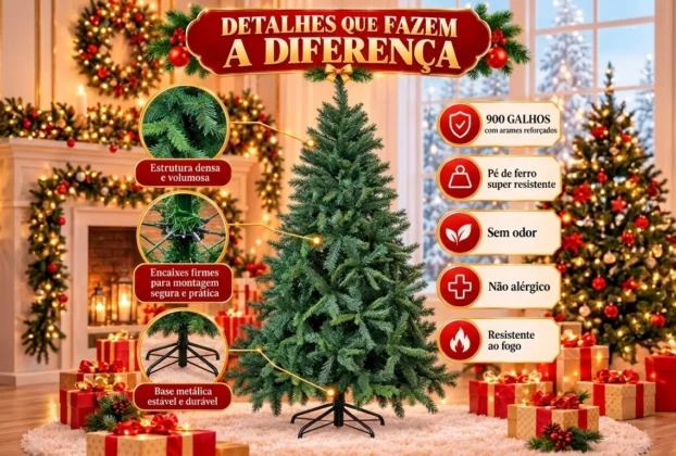 Árvore De Natal Tradicional Pinheiro