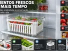 Kit 4 Organizadores de Geladeira 2,2L