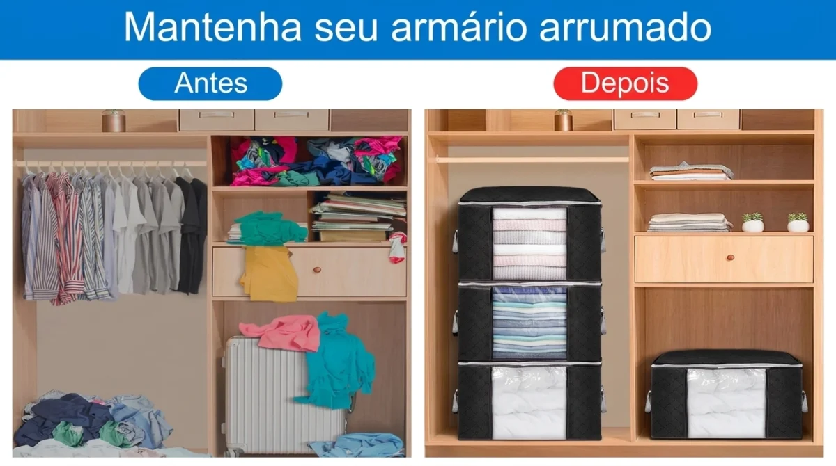 Kit 4un Saco Organizador
