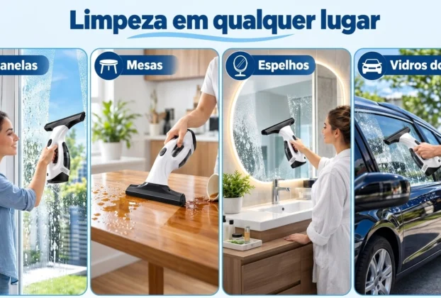 Limpador Vidros Janelas Elétrico