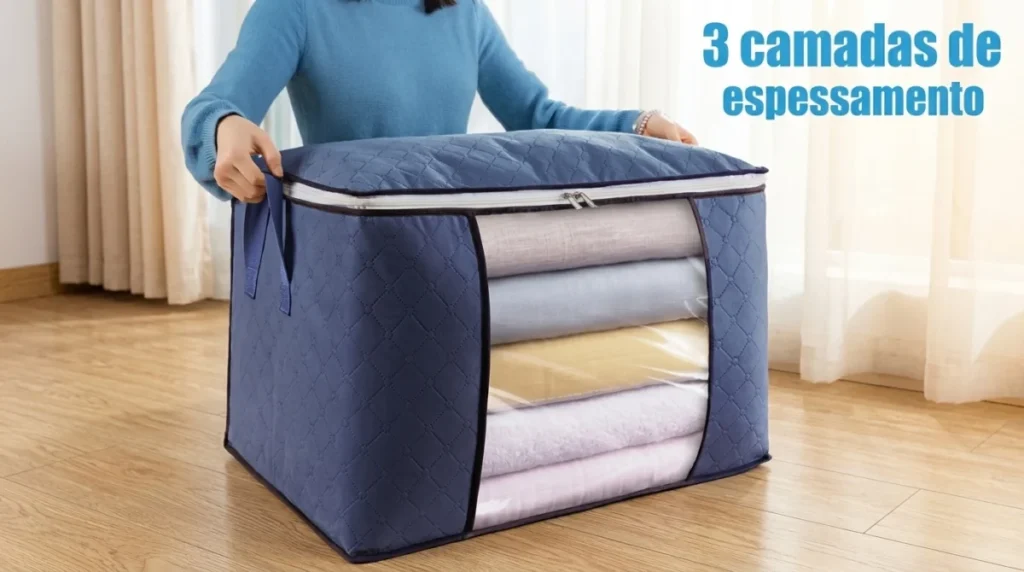 O saco organizador de edredom realmente entrega o que promete