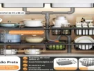 Organizador Cozinha Retrátil Multiuso